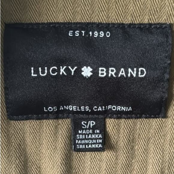 LUCKY BRAND UTILITY JACKET COAT OLIVE NIGHT SIZE SMALL - Picture 7 of 9